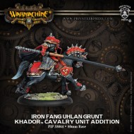 iron fang uhlan grunt khador cavalry unit addition